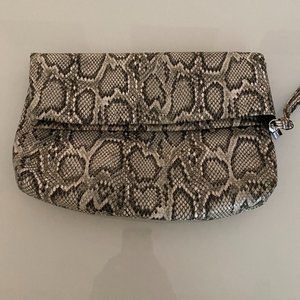 Oversized Snakeskin Clutch/Purse